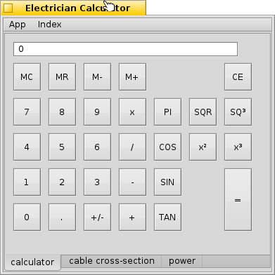 a calculator with special functions