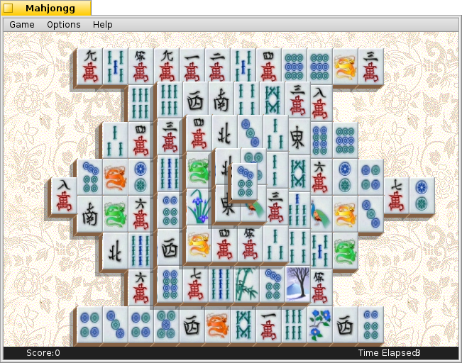 Classic Mahjongg game